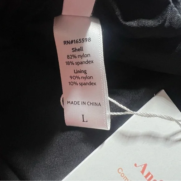 NWT Andie Swim The Santorini One Piece Swimsuit Flat Black Size Large L NEW - Picture 10 of 11